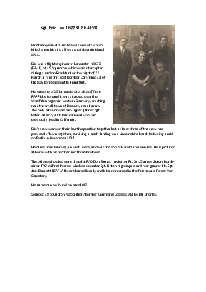 A preview of a PDF biography for Lee, Eric